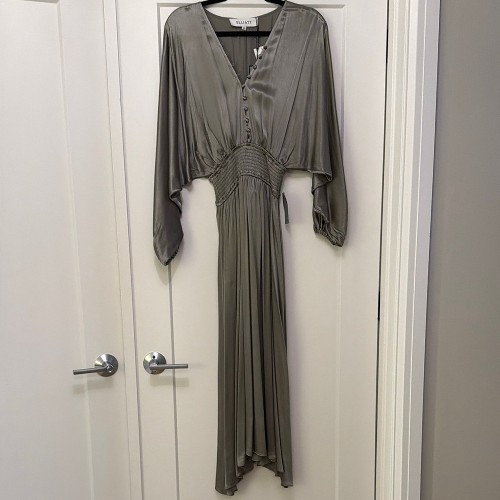 Elegant Gray Women's Dress